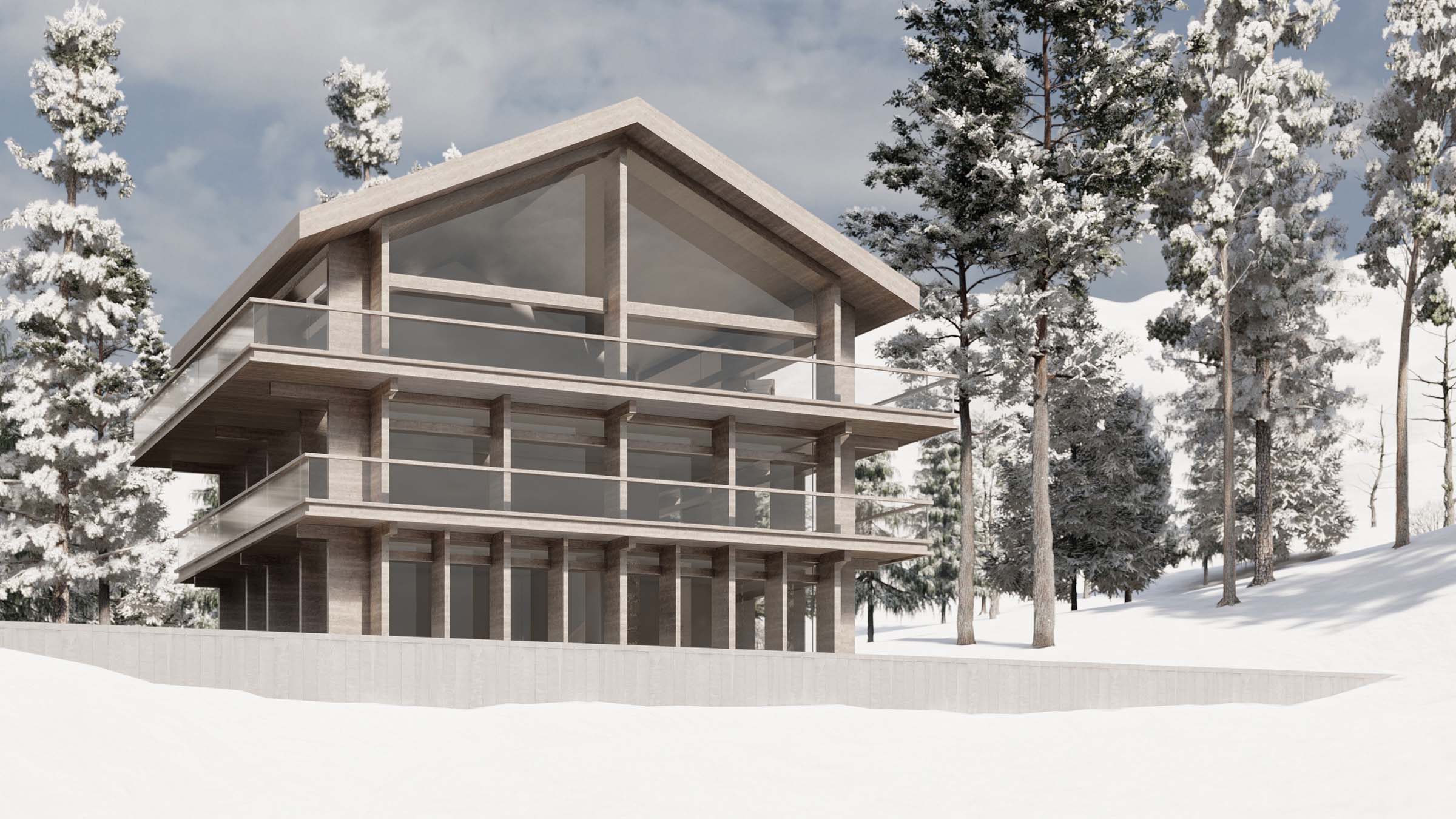 contemporary chalet architecture