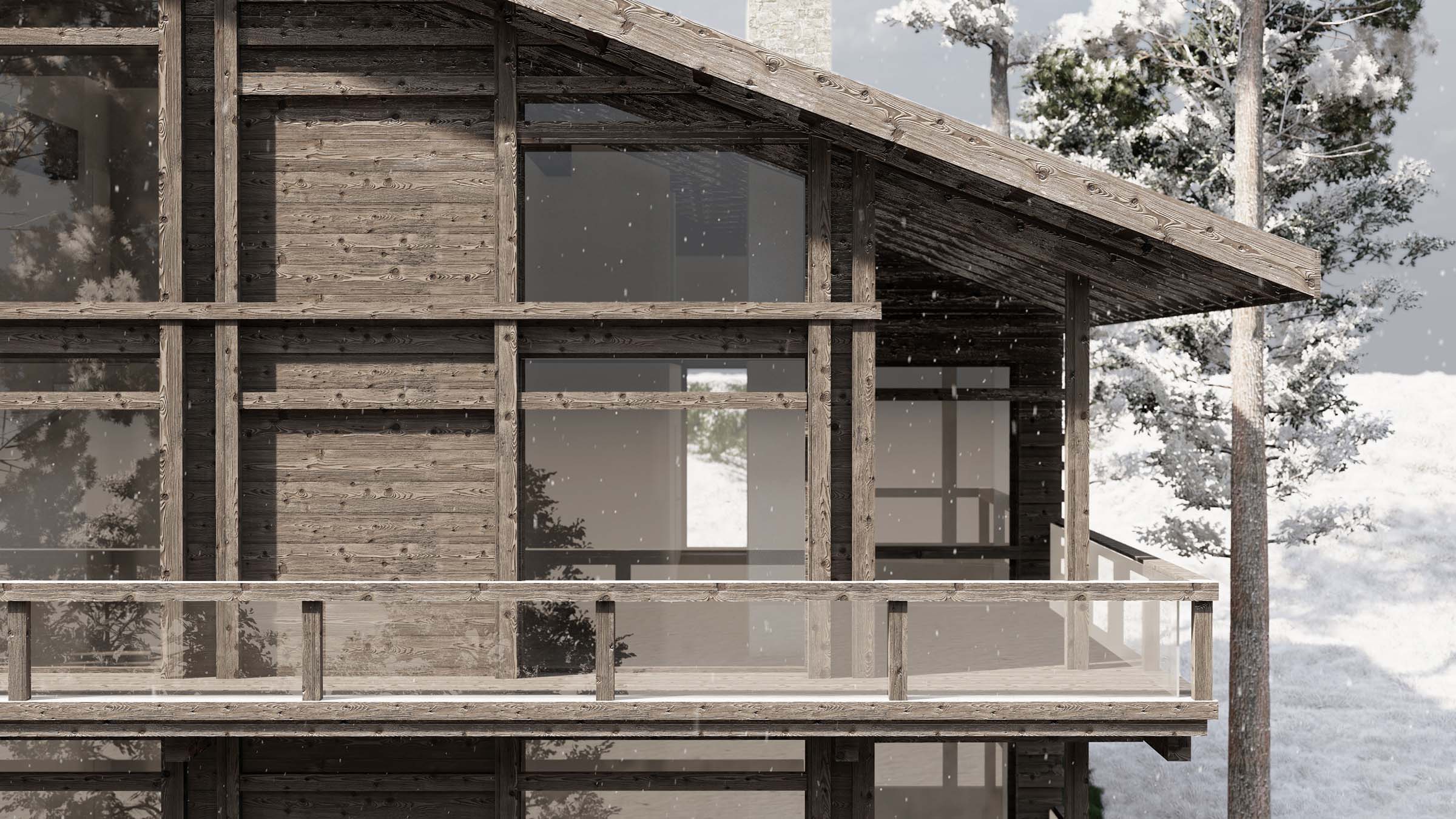 contemporary chalet architecture