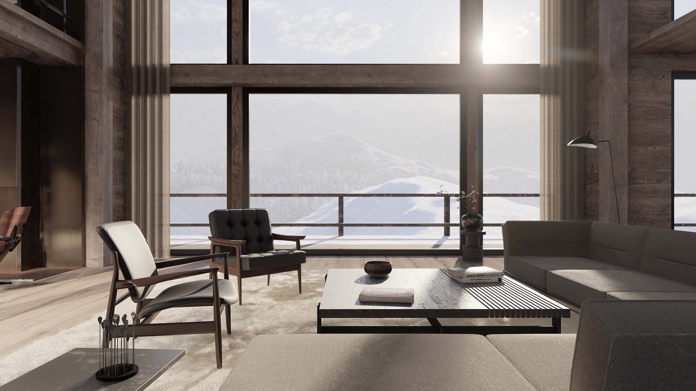 contemporary chalet architecture