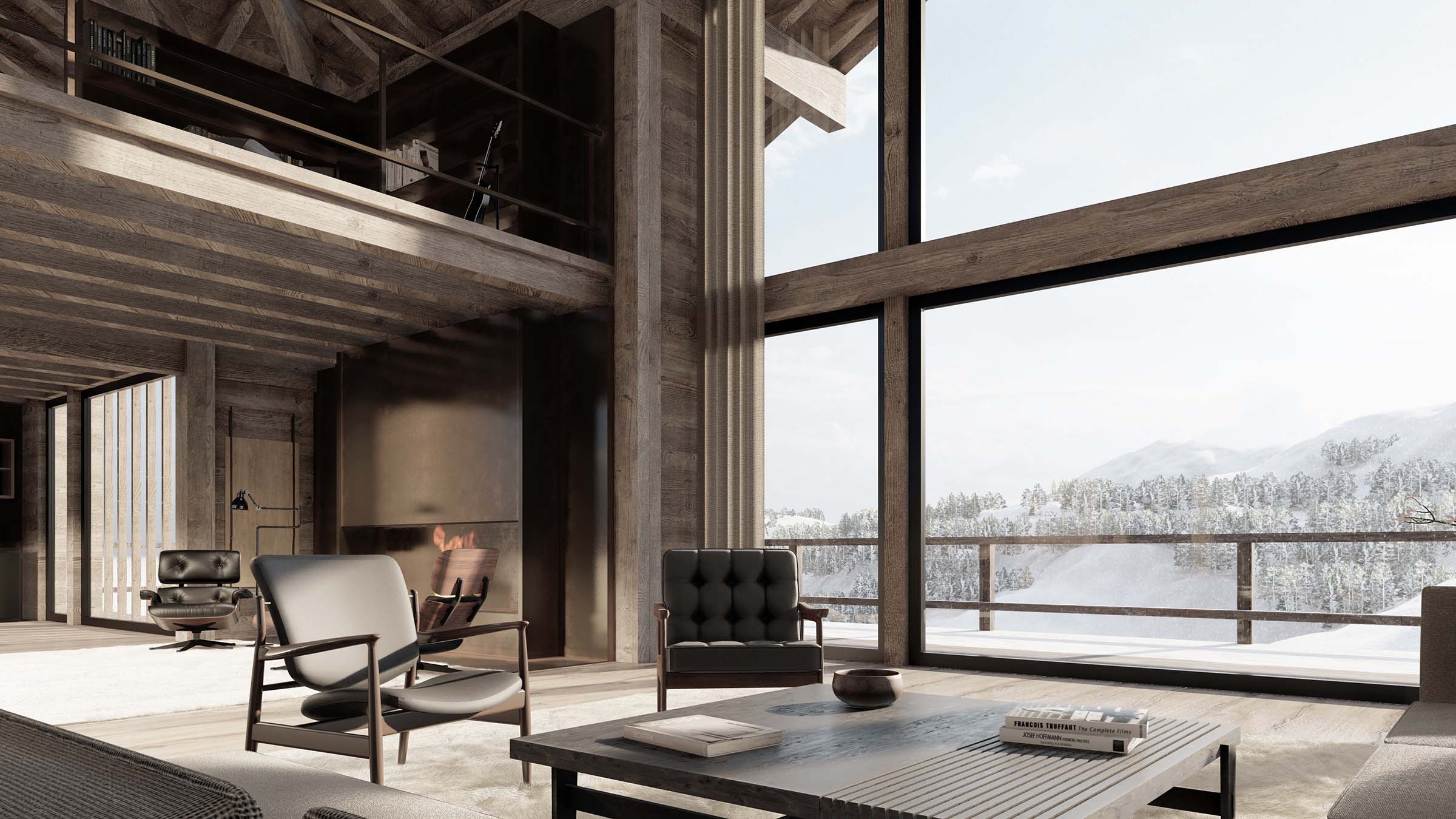 contemporary chalet architecture