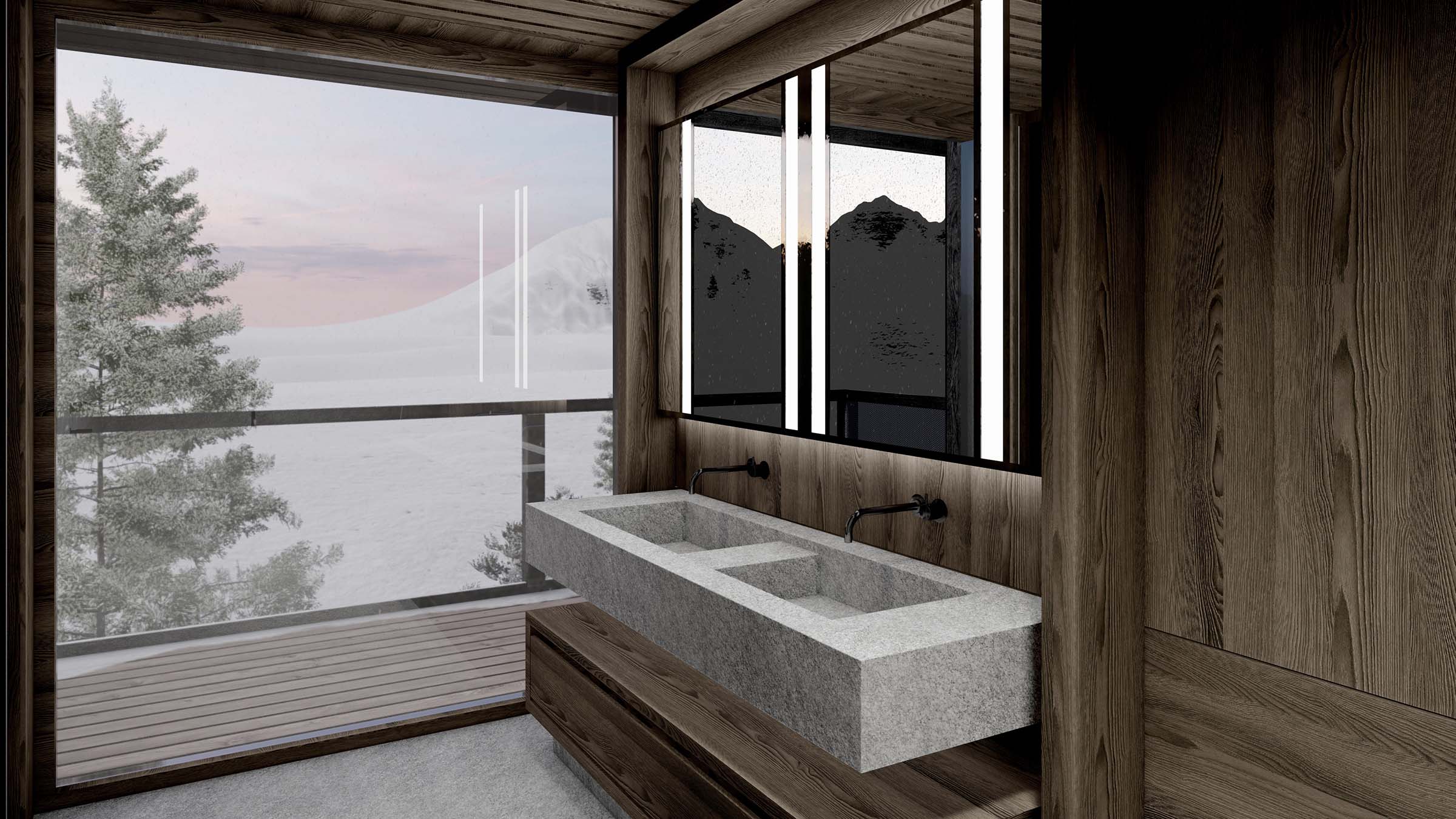 contemporary chalet architecture